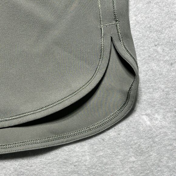 Lululemon Grey Sage On the Fly Skirt Woven Travel Drawstring Women’s Size: 4 - Picture 6 of 13